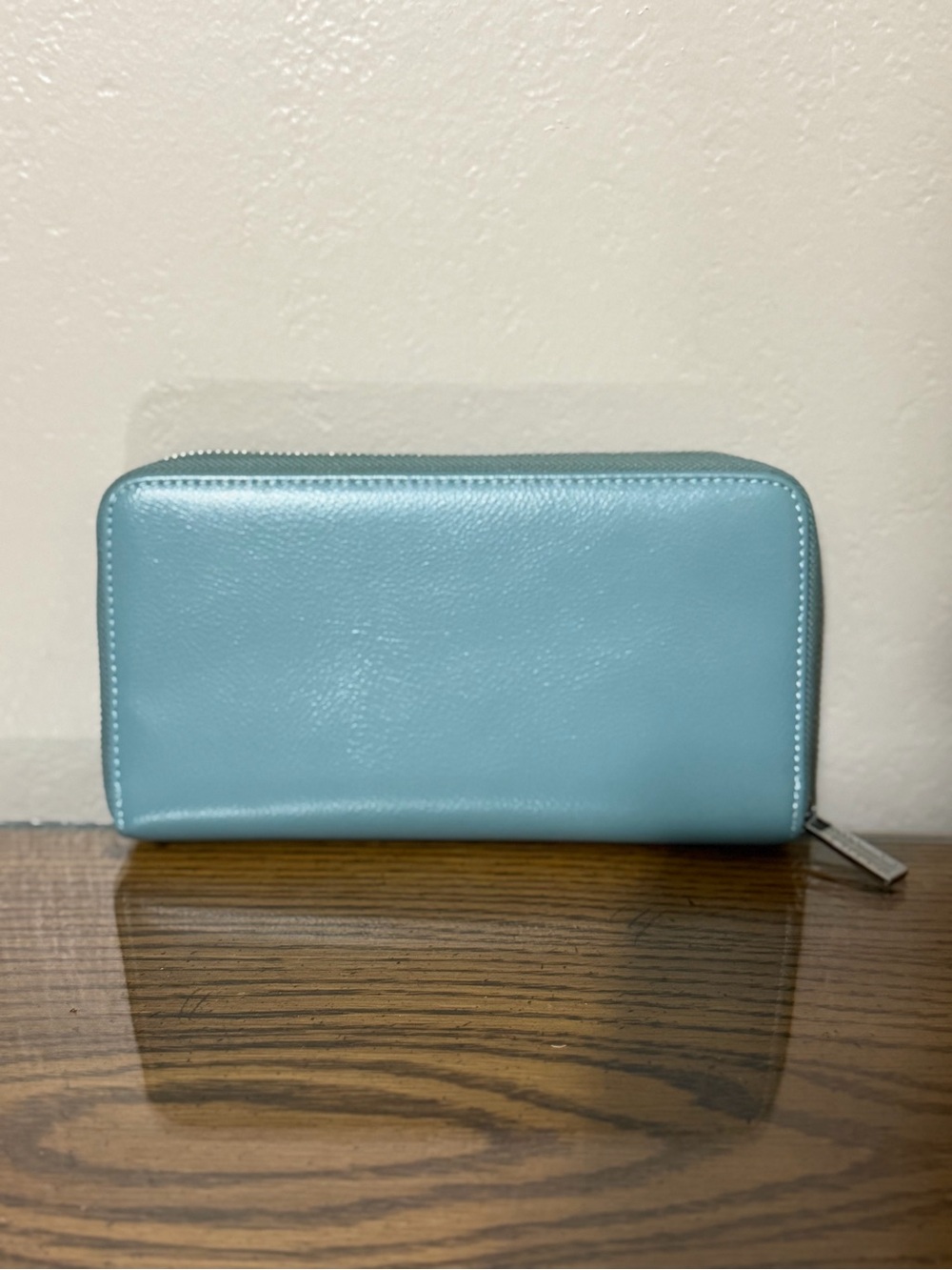 Women's Zip-Around Wallet in Light Blue